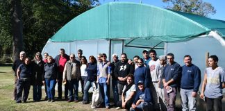 Recorrida por el vivero municipal Eduardo Holmberg en Cazón