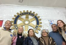Visita internacional en el club rotario de Saladillo