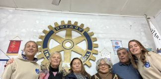 Visita internacional en el club rotario de Saladillo
