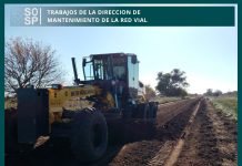 Trabajos de la dirección de mantenimiento en la red vial
