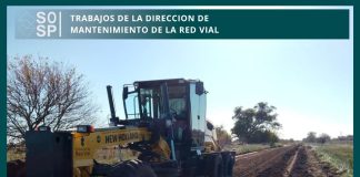 Trabajos de la dirección de mantenimiento en la red vial