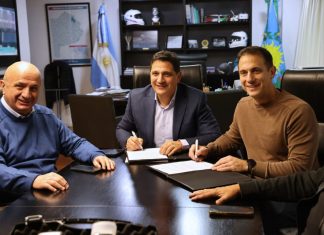 Marinucci recibió a Álvarez y Russo para fortalecer las políticas viales en Lanús