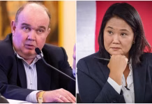 Keiko Fujimori se refiere a insultos de Rafael López Aliaga: “Quien pierde es quien hace los agravios”