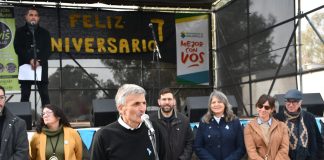 Acto del 7° aniversario de la fundación de Saladillo Norte