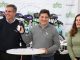 Junto a Martínez, Marinucci reforzó la seguridad vial en Rivadavia con entrega de cascos y acciones de prevención .-
