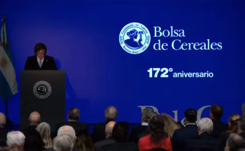 Javier Milei anunció una baja en las retenciones para el trigo, la cebada y la soja