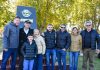 Ofrenda de laureles en homenaje al Ara General Belgrano