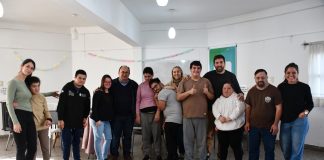 El intendente compartió una jornada con el «Taller de vida independiente»