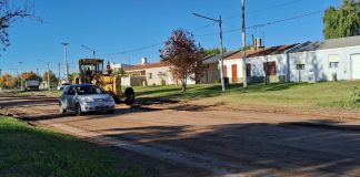 Trabajos de mantenimiento en la avenida Saavedra