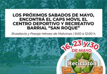 Caps móvil en el playón San Roque