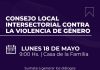 Reunión del consejo intersectorial contra la violencia de género