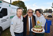 Recorrida en el aniversario de Saladillo Norte