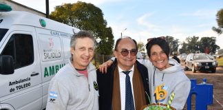 Recorrida en el aniversario de Saladillo Norte