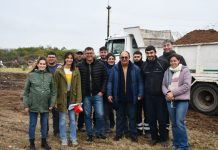 Trabajos en la planta de reciclado