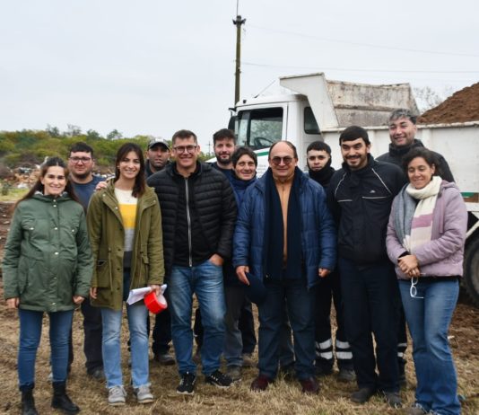 Trabajos en la planta de reciclado
