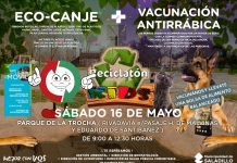 Econcanje + vacunación antirrábica en el Playón de La Trocha