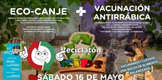 Econcanje + vacunación antirrábica en el Playón de La Trocha