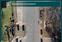 Reparación del pavimento