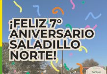 Saladillo Norte celebra su 7° aniversario