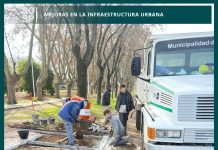 Avanzan trabajos de mejora en distintos sectores de la infraestructura urbana de Saladillo