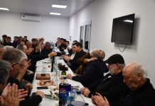 Cena por el día del bombero voluntario