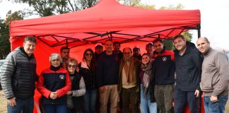Reconocimiento a los Bomberos Voluntarios de Del Carril en su día