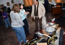 Entregaron instrumentos donados a la Banda Musical Municipal