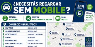 Puntos habilitados para gestiones del Sem Móvil