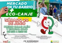 Mercado en Tu Barrio y Eco-Canje llegan este sábado al predio de Alem y Sojo