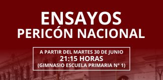 Comienzan los ensayos del Pericón Nacional