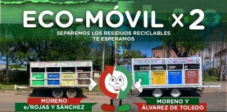 El Eco-Móvil recorrerá dos puntos de la ciudad para recibir materiales reciclables