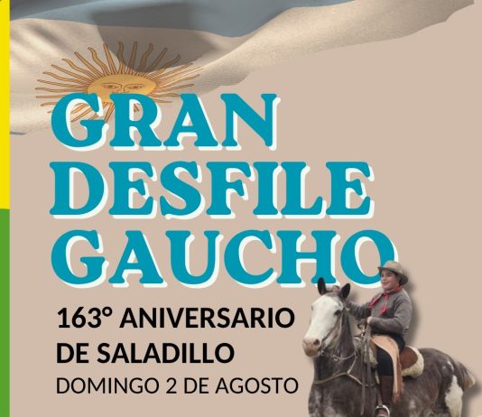 Convocan a participar del Gran Desfile Gaucho por el 163° aniversario de Saladillo