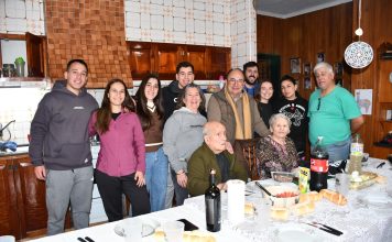 Antonio «Califa» Funes celebró sus 86 años acompañado por familiares y amigos