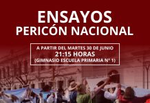 Comienzan los ensayos del Pericón Nacional en Saladillo