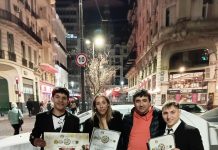 Reconocimiento para Gonzalo Paladino, Ayelén Achilli y Rodrigo Schuft en la Legislatura