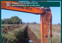 Continúan los trabajos de mantenimiento en caminos rurales y urbanos del partido