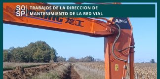Continúan los trabajos de mantenimiento en caminos rurales y urbanos del partido