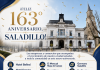 El intendente municipal y comercios de Saladillo saludan a la comunidad en el 163° aniversario de la ciudad