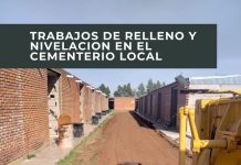 Realizaron mejoras en los caminos internos del Cementerio Municipal