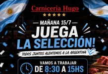 Carnicería Hugo informa su horario especial para este miércoles por el partido de la Selección Argentina