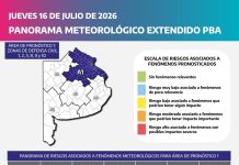 Defensa Civil informó el panorama meteorológico para los próximos días en la provincia