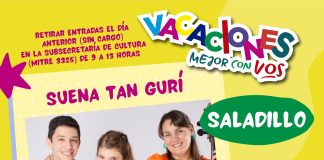 «Sueña tan Gurí» llega a Saladillo con un espectáculo para toda la familia
