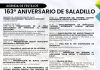 Invitan a la comunidad a participar de los festejos por el 163° aniversario de Saladillo