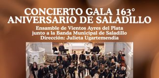 El Teatro Marconi será escenario del Concierto de Gala por el 163° aniversario de Saladillo