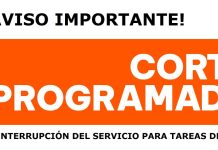 Corte programado