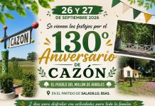 Cazón se prepara para celebrar su 130° aniversario con dos jornadas de fiesta