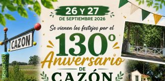 Cazón se prepara para celebrar su 130° aniversario con dos jornadas de fiesta