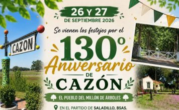Cazón se prepara para celebrar su 130° aniversario con dos jornadas de fiesta