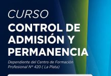 Abren la preinscripción para el segundo semestre del Curso de Controlador de Admisión y Permanencia