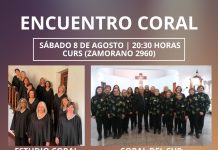 Saladillo será sede de un Encuentro Coral con agrupaciones de la región